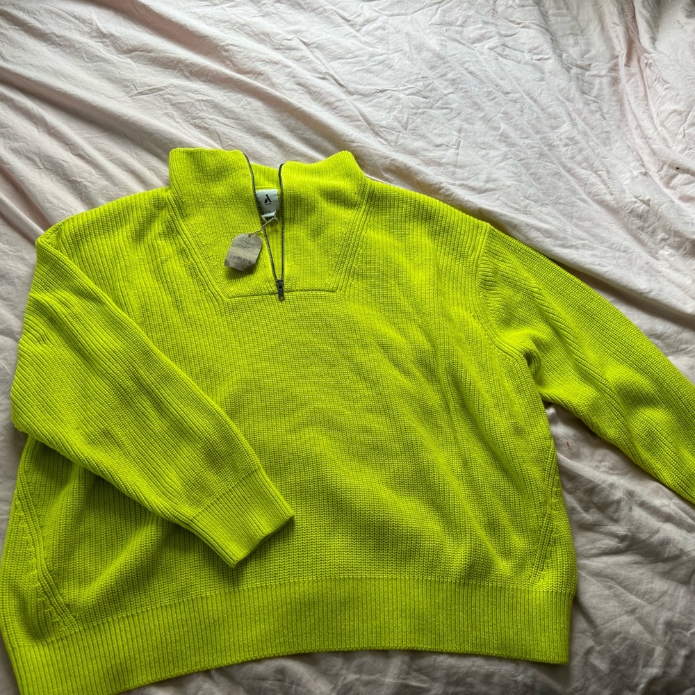 Amazon Essentials Vibrant Green Sweater